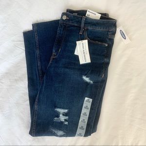 NWT Old Navy High-Rise Skinny Distressed Jeans